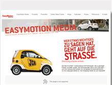 Tablet Screenshot of media.easymotion.at